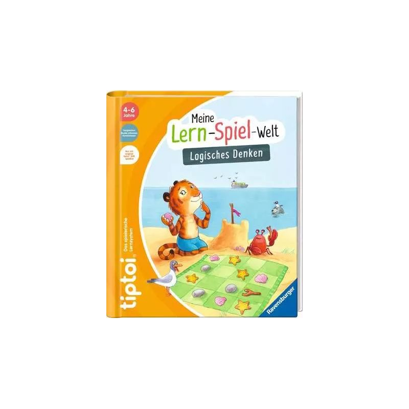 Deutsches Kinderbuch Meine Lern-Spiel-Welt: Logisches Denken mit Tierfiguren auf dem Cover.