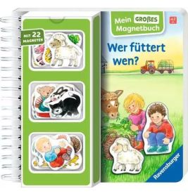 Mein grosses Magnetbuch- Wer füttert wen