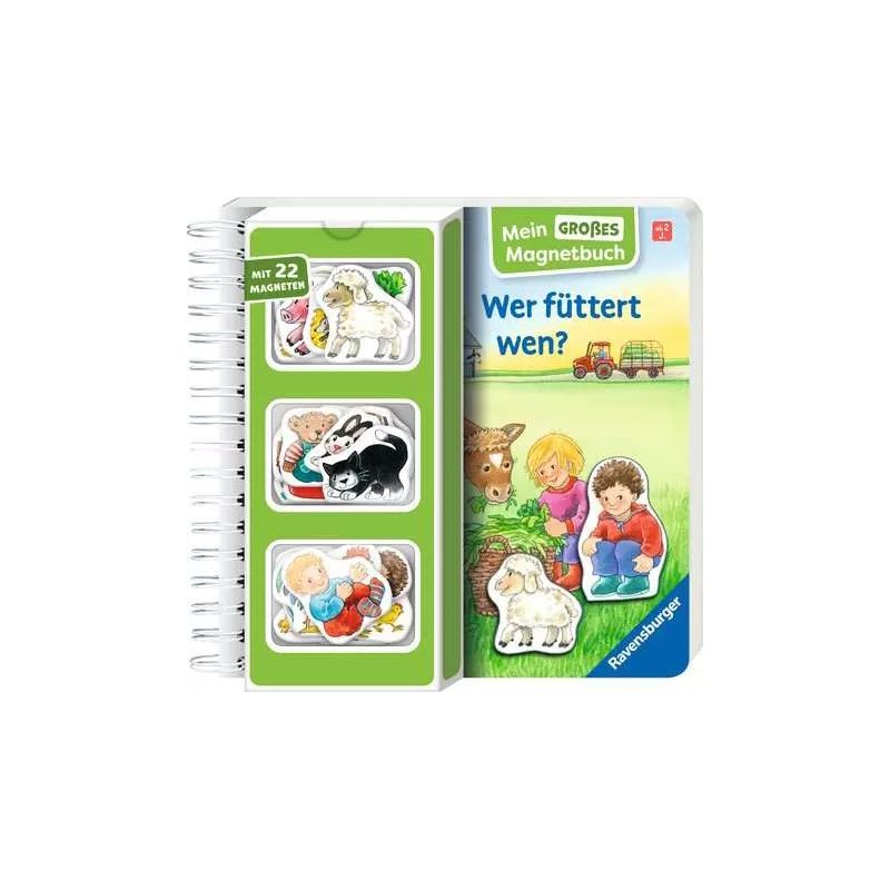 Mein grosses Magnetbuch- Wer füttert wen
