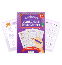Magisches Vorschule Übungsheft: Schreibschrift