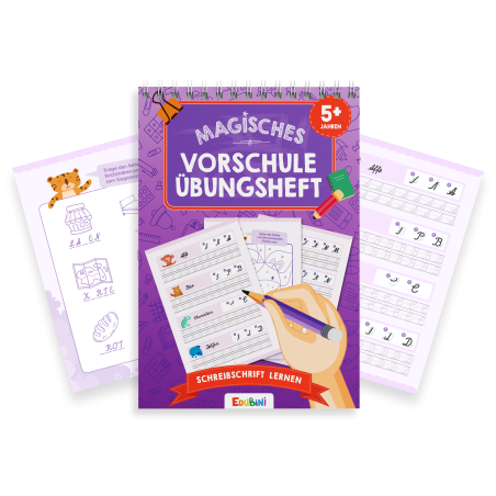 Magisches Vorschule Übungsheft: Schreibschrift