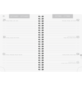 Schülerkalender A5 PP 2S/1W Plain