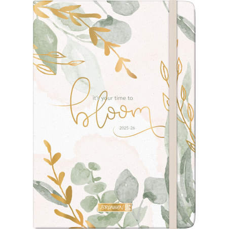 Schülerkalender A5 Textil 2S/1W Bloom