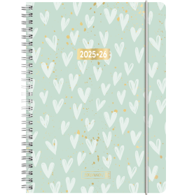 Schülerkalender A5 PP 2S/1W Heart