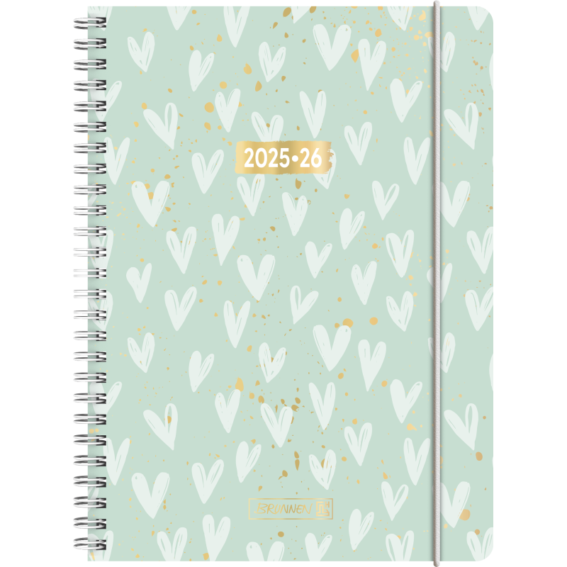 Schülerkalender A5 PP 2S/1W Heart