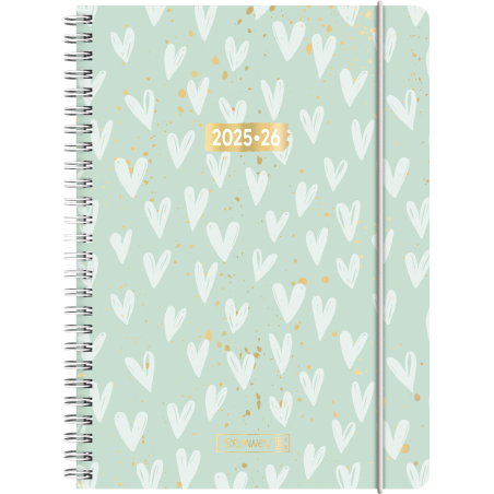 Schülerkalender A5 PP 2S/1W Heart