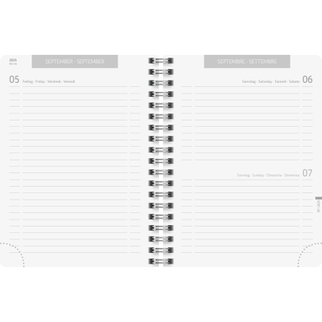 Schülerkalender A5 PP 1S/1T Plain