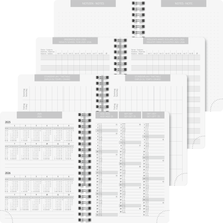 Schülerkalender A5 PP 1S/1T Plain