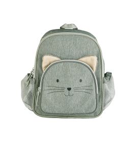 Kinderrucksack Katze Lilly, mattgrün