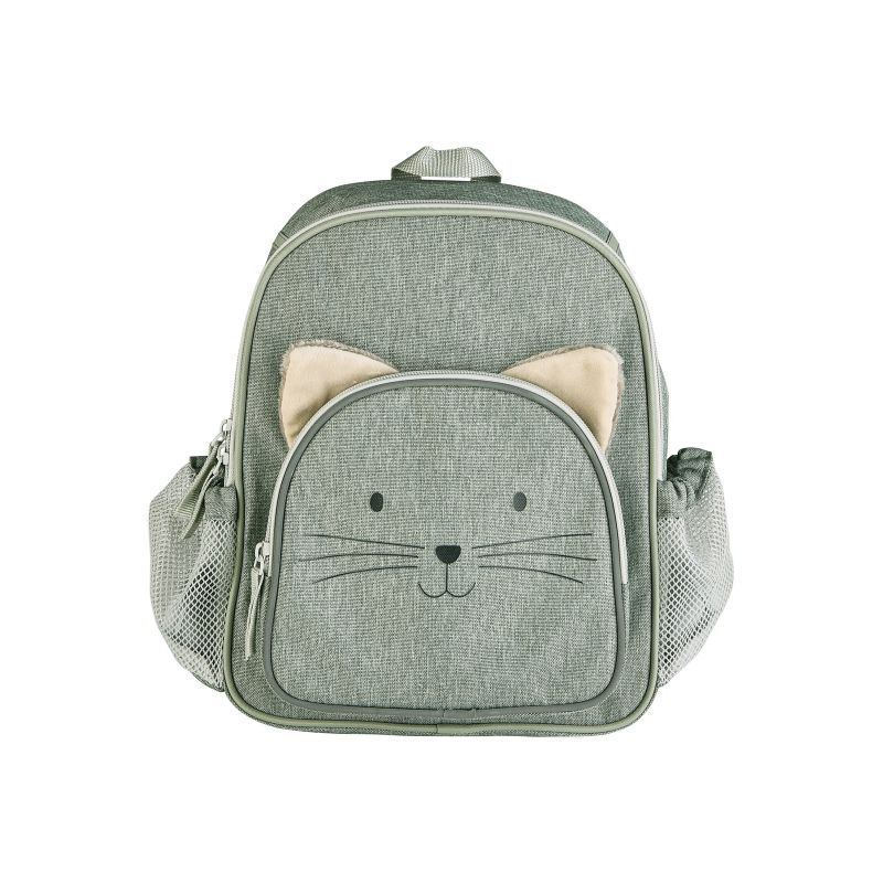 Kinderrucksack Katze Lilly, mattgrün