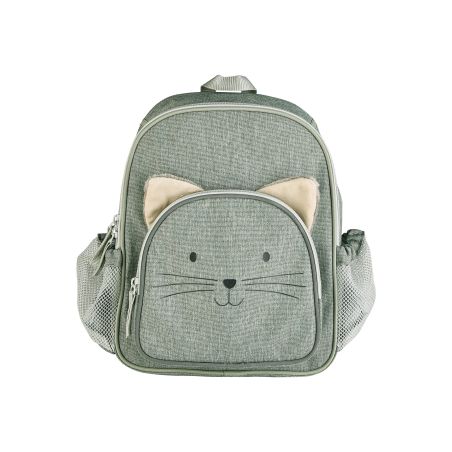 Kinderrucksack Katze Lilly, mattgrün