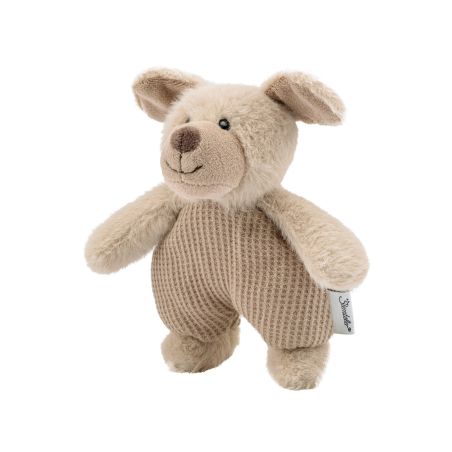 Kuscheltier Mini Hund Lucky, graubeige