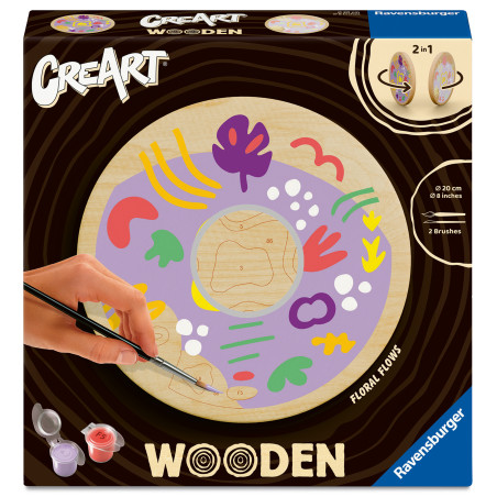 Wooden: Florale Ströme