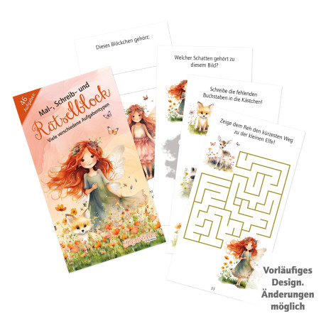TapirElla Rätselblock, Elfen- prinzessin