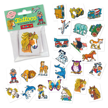 Mini-Tattoo-Set Kids 2 24-tlg.