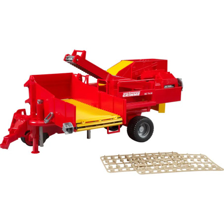 Bruder 02130 Grimme SE 75-30 Kartoffelvollernter mit Karoffelimitaten