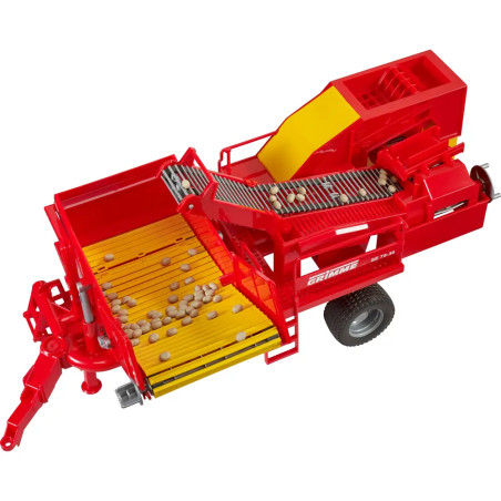 Bruder 02130 Grimme SE 75-30 Kartoffelvollernter mit Karoffelimitaten