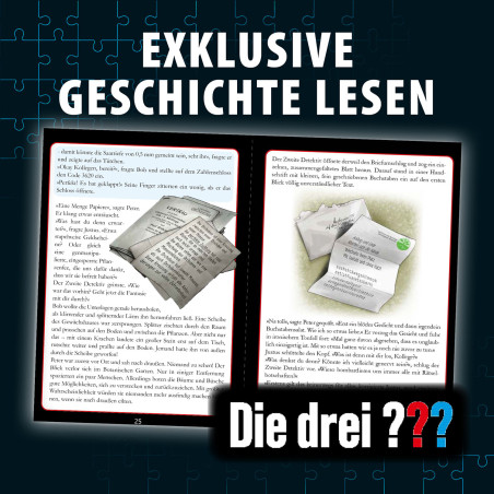 Krimi-Puzzle: Die drei ??? - Die Blüte des Verderbens