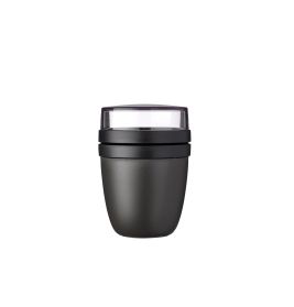 Lunch pot ellipse - nordic bl ack
