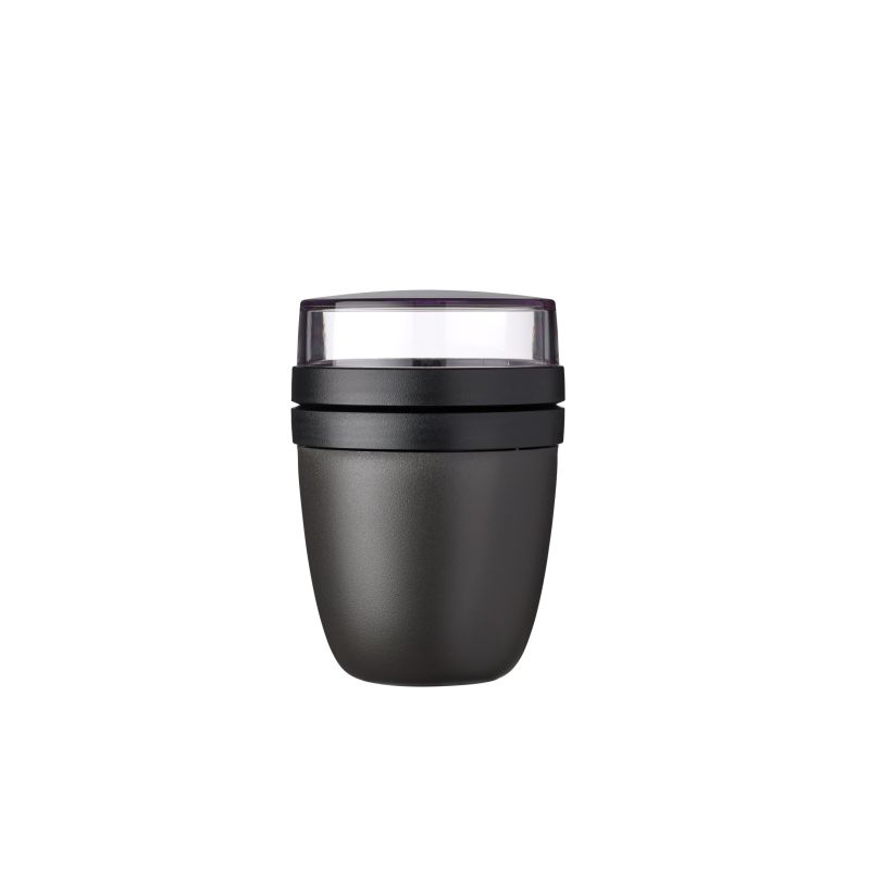 Lunch pot ellipse - nordic bl ack