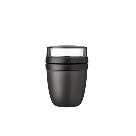 Lunch pot ellipse - nordic bl ack