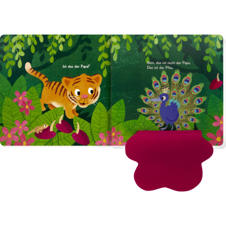 Wo ist Papa, kleiner Tiger?