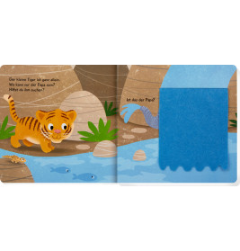 Wo ist Papa, kleiner Tiger?