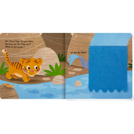 Wo ist Papa, kleiner Tiger?