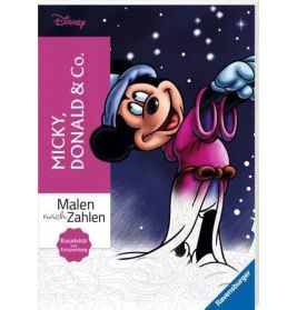 Disney Malen nach Zahlen Micky, Donald & Co