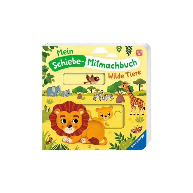 Mein Schiebe-Mitmachbuch-Wilde Tiere
