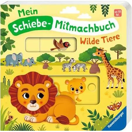 Mein Schiebe-Mitmachbuch-Wilde Tiere