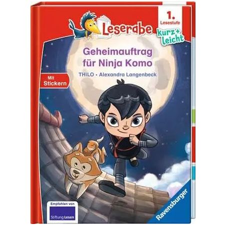 Leserabe - 1. Lesestufe Geheimauftrag f. Ninja Komo