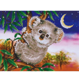 DIAMOND DOTZ® Original Diamond Painting   Koala Snack 48 x 37 cm 11.796 Diamant Mosaiksteine Kreativ
