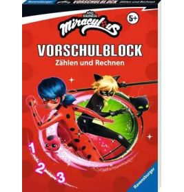Miraculous Mein Vorschulbloch Zählen und Rechnen ab 5 Jahre