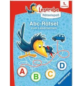 Leserabe Rätselspass- Abc- Rätsel zum Lesenlernen