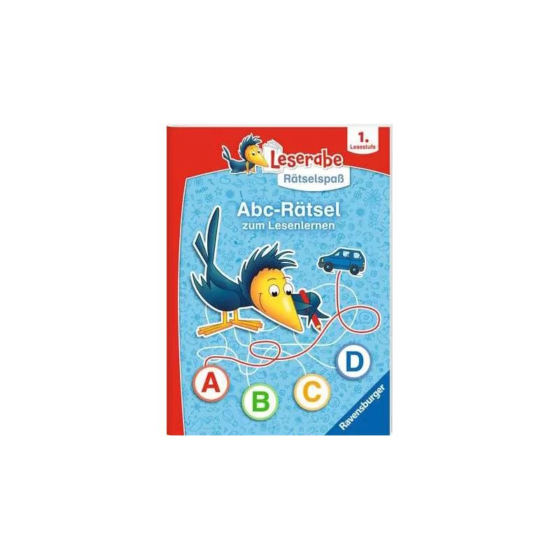 Leserabe Rätselspass- Abc- Rätsel zum Lesenlernen