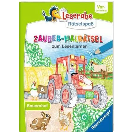 Leserabe Rätselspass Zauber- Malrätsel Bauermhof