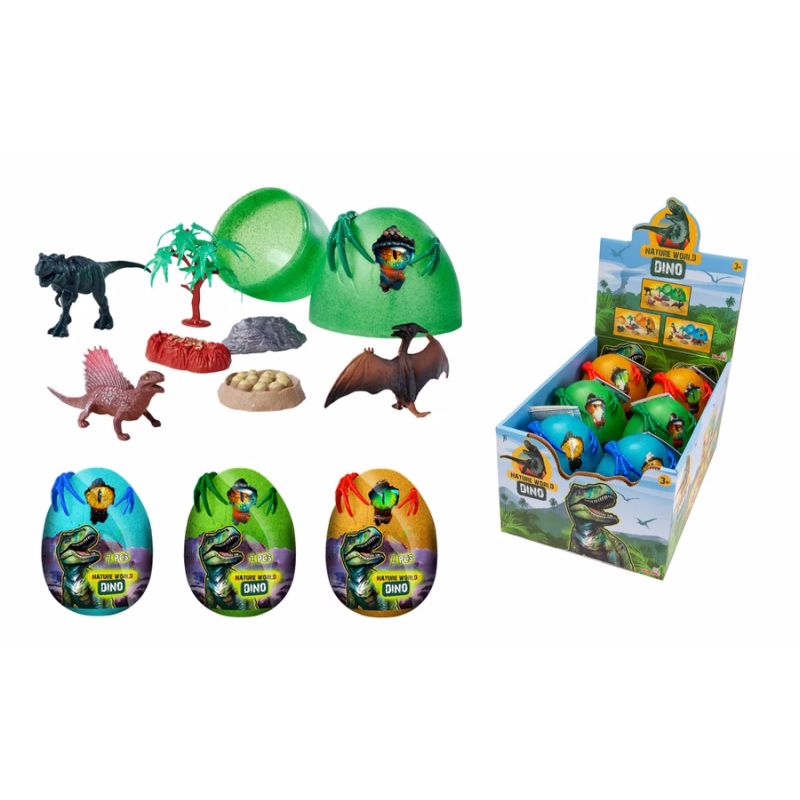 Dino Ei mit Dinos und Zubehör