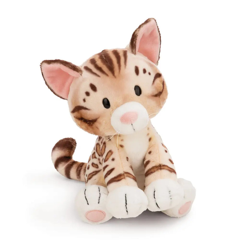 Kuscheltier Katze Bengal 25cm sitzend GREEN