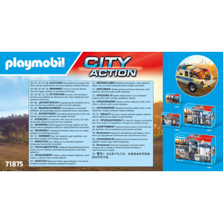 Verfolgungsjagd mit Polizei Pick-Up