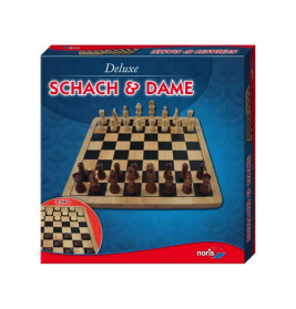 Deluxe Holz Schach & Dame