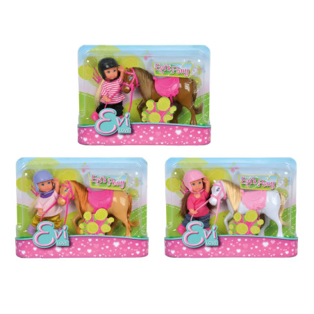 Evi Love Evi s Pony, 3-sortiert