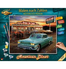 Malen nach Zahlen - American Diner