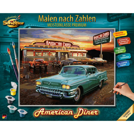 Malen nach Zahlen - American Diner