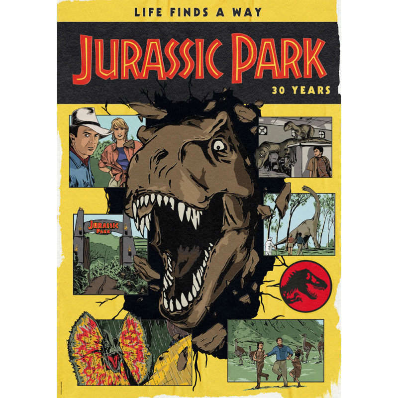 Puzzle Jurassic Parc: Life fin ds a way - 1000 Teile