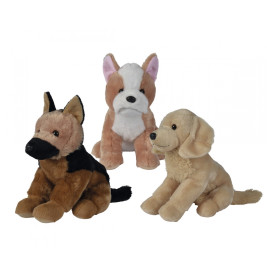 Plüsch Hund, 28cm 3-fach sortiert