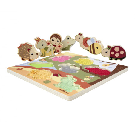 Eichhorn Fühlpuzzle mit Stoff Eichhorn Fühlpuzzle mit Stoff