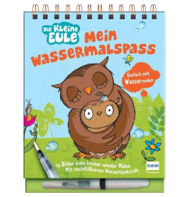 Mein Wassermalspaß Die kleine Eule