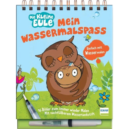 Mein Wassermalspaß Die kleine Eule