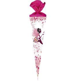 Schultüte Blumenfee 70 cm rund